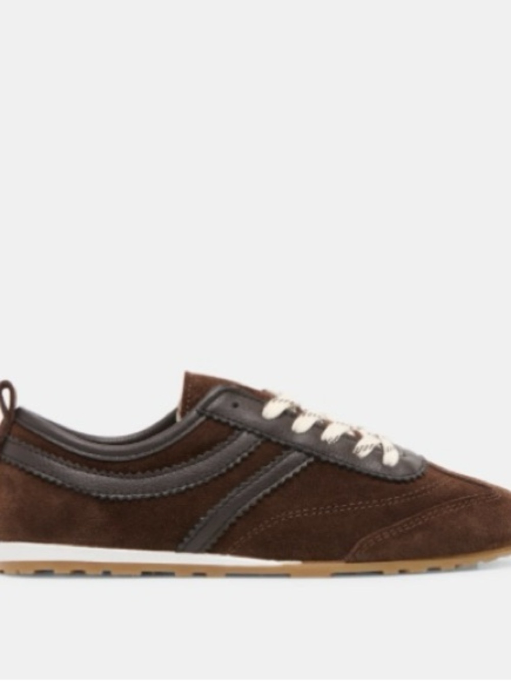 Dolce Vita Women’s Viper Dark Brown Suede Sneakers